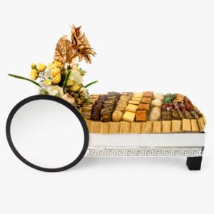 Luxury Decorated Cart with Oriental Sweets and Wrapped Chocolate