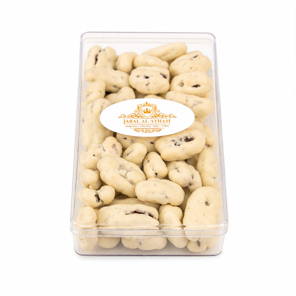 White chocolate pecan dragée — 250 g