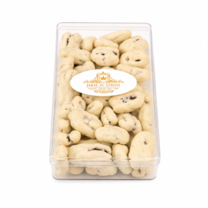 White chocolate pecan dragée — 250 g