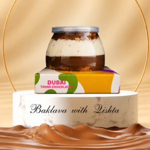 Baklava and cream filled chocolate