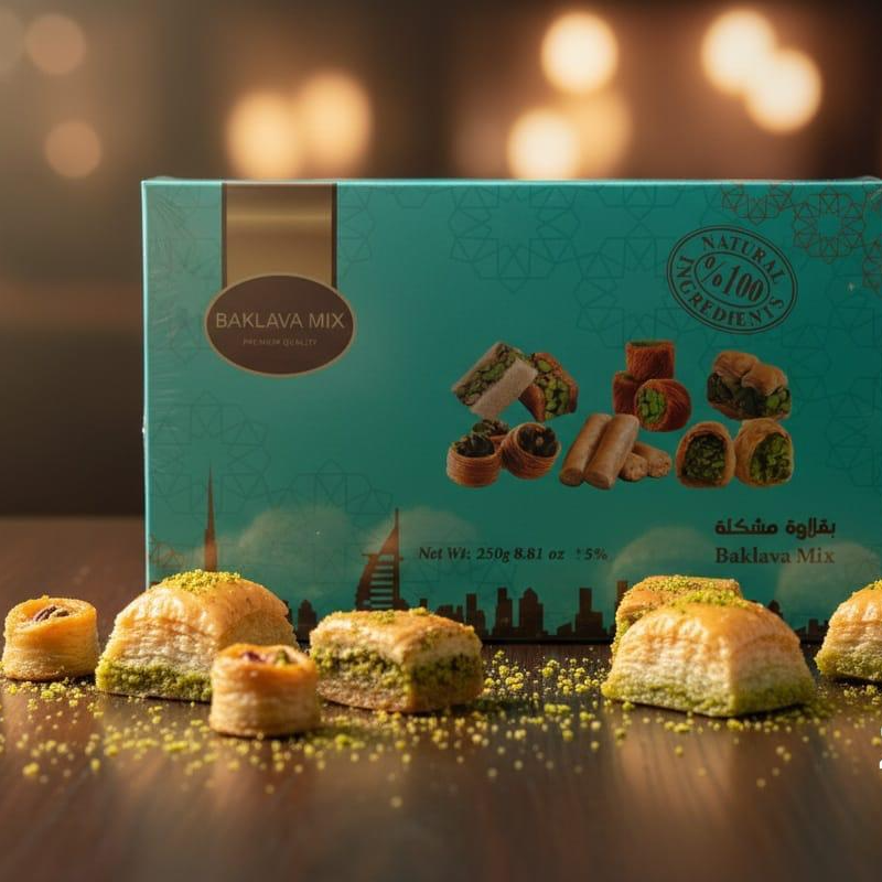 Mixed baklava — 250 grams