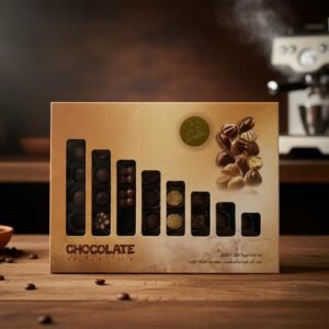 Marble assorted chocolate box – 48 pieces, 1 kg