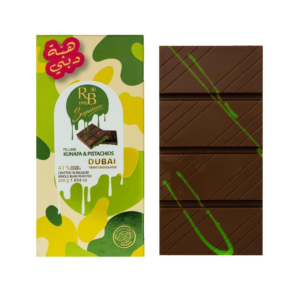 Dubai Trend Chocolate with Kunafa & Pistachio – 200 g
