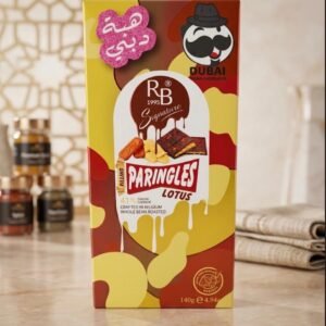 Lotus chocolate with Pringles potato filling – 140 g